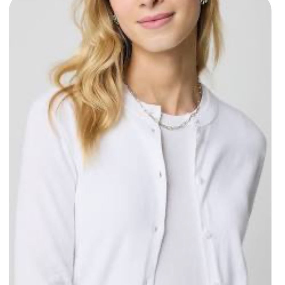 ✨ J. Crew Classic White Cardigan Sweater NWT!